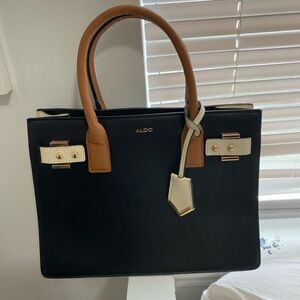 ALDO Black and Brown Satchel